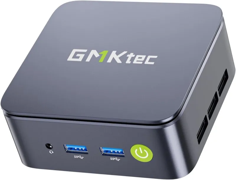 Mini PC GMKtec G10 con Ryzen 5 3500U, 16 GB de RAM y 512 GB de SSD, el equipo de entrada recomendado para empezar con IA local. Fuente: imagen de producto de Amazon.es