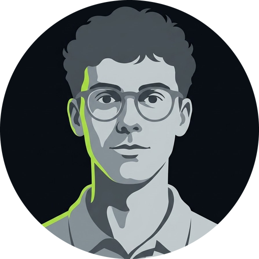 Retrato ilustrado de Javier Santos Criado